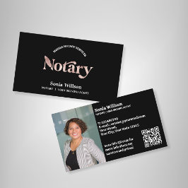 Cartão De Visita Código QR de Foto de Assinatura de Empréstimo Públ