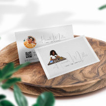 Código QR de Foto de Podcast Ilustrado Moderno