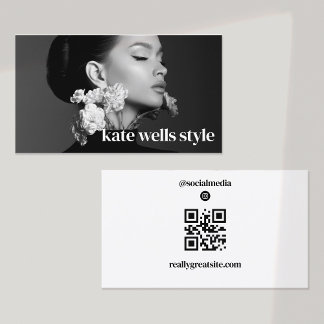 Cartão De Visita Código QR de Foto do Instagram