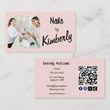 Código QR de Ícone Social de Rosto Cor-de-Rosa em 