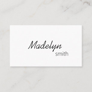 Cartão De Visita Código QR de Lista de Cabelos Mínimo Profissional 