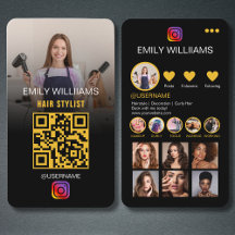Código QR de Mídia Social Instagram Modelo