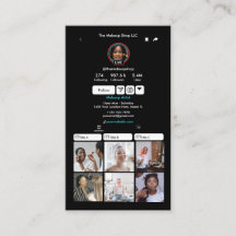 Código QR de Mídia Social TikTok Preto