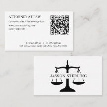 Código QR de papelaria para advogados 