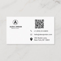 Código QR de respingo de aquarela pastel moderno