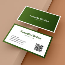 Código QR de Script de Borda Verde Oleícola Simple
