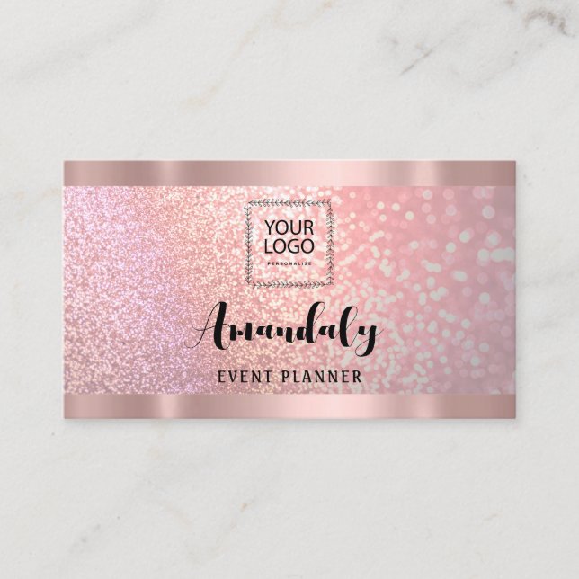 Cartão De Visita Código QR do Cabelo do Unhas Lash esteticista Rosa (Frente)