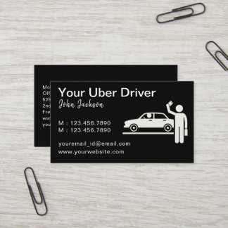 Cartão De Visita Código QR do driver de usuário personalizado