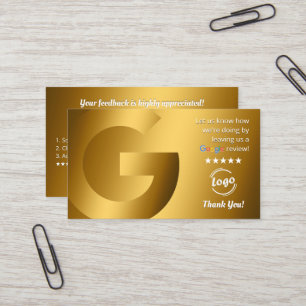 Cartão De Visita Código QR do Google Review