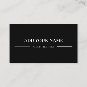Cartão De Visita Código QR do logotipo comercial Black Modern Pro