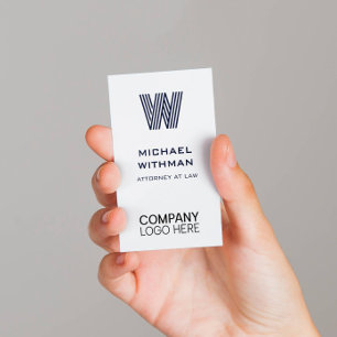 CARTÃO DE VISITA CÓDIGO QR DO LOGOTIPO CORPORATIVO MONOGRAMA LINHA 