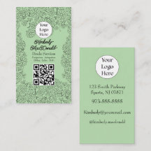 código QR do logotipo do script de serviços de dou