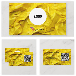 Cartão De Visita Código QR do Logotipo do Serviço de Remoção de Lix