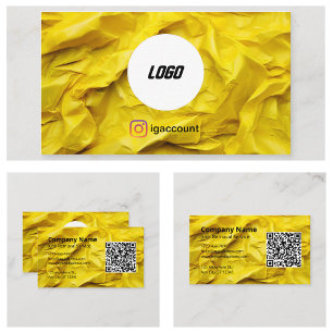 Cartão De Visita Código QR do Logotipo do Serviço de Remoção de Lix