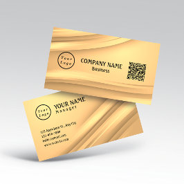 Cartão De Visita Código Qr do Logotipo Moderno Minimalista Profissi