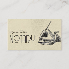 Cartão De Visita Código QR do Logotipo Notário do Gravador de Vinta