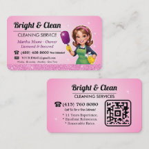Código QR do Serviço de Limpeza Pink Maid