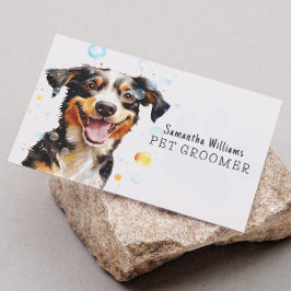 Cartão De Visita Código QR dos Serviços de Manutenção de Pet