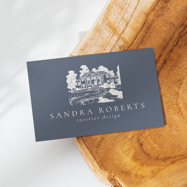 Cartão De Visita Código qr elegante do designer interior (Criador carregado)