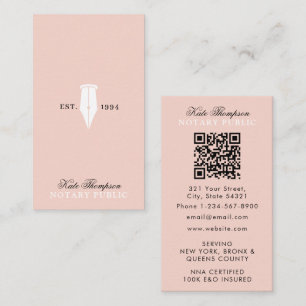 Cartão De Visita Código QR Elegante e Sofisticado para Agente de As