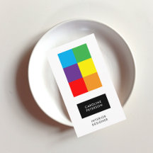 Código QR Geométrico Colorido Moderno do Designer