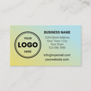 Cartão de Visita Código QR Logotipo Personalizado
