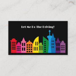 Cartão De Visita Código QR personalizado do driver profissional mod