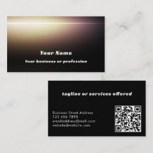 Código QR Personalizado Preto Moderno Profissional