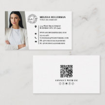 Código QR Profissional Foto Seu Logotipo