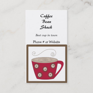 Cartão de Visita CoffeeTheme