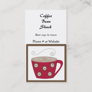 Cartão de Visita CoffeeTheme