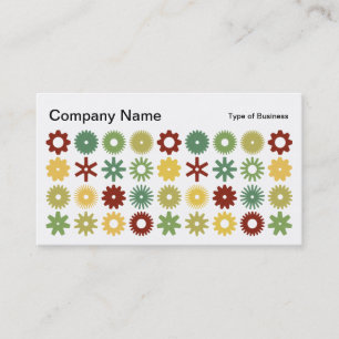 Cartão De Visita Cogs - Cores 03