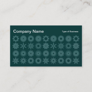 Cartão De Visita Cogs - Sombras do Verde 03