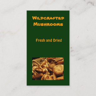 Cartão De Visita Cogumelos
