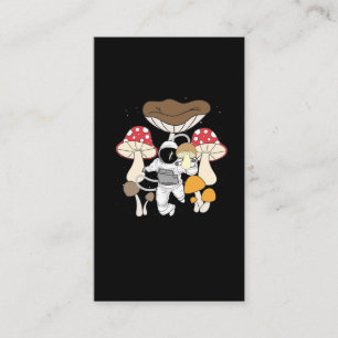 Cartão De Visita Cogumelos Psicodélicos Astronautas do Espaço