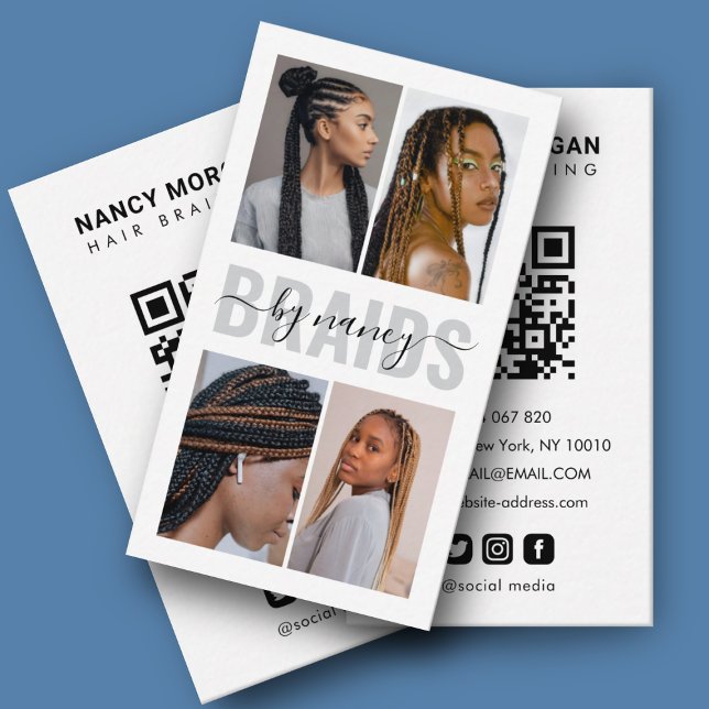 Cartão De Visita Colagem de Fotografias de Script de Travagem de Ca (Criador carregado)