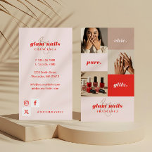 Colagem de Fotos de Negócios de Salão de Unhas Min