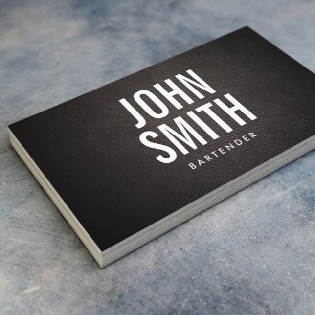 Cartão De Visita Coleção Moderna de Texto Negrito Colorido (Criador carregado)