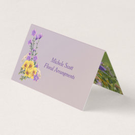 Cartão De Visita Coleção primavera Garden