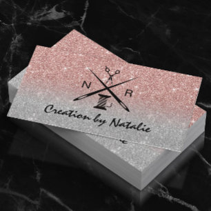 Cartão De Visita Coletor de Rosa com Costura de Seamstress