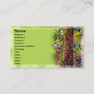 Cartão De Visita Colibris