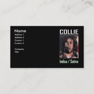 CARTÃO DE VISITA COLLIE INDICA SATIVA