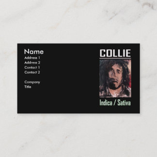 CARTÃO DE VISITA COLLIE INDICA SATIVA