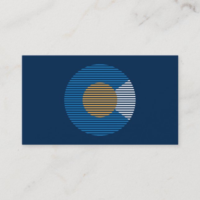 Cartão De Visita colorado (Frente)