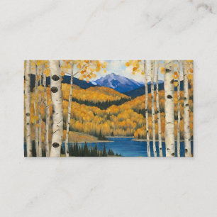 Cartão De Visita Colorado Aspens Mountain
