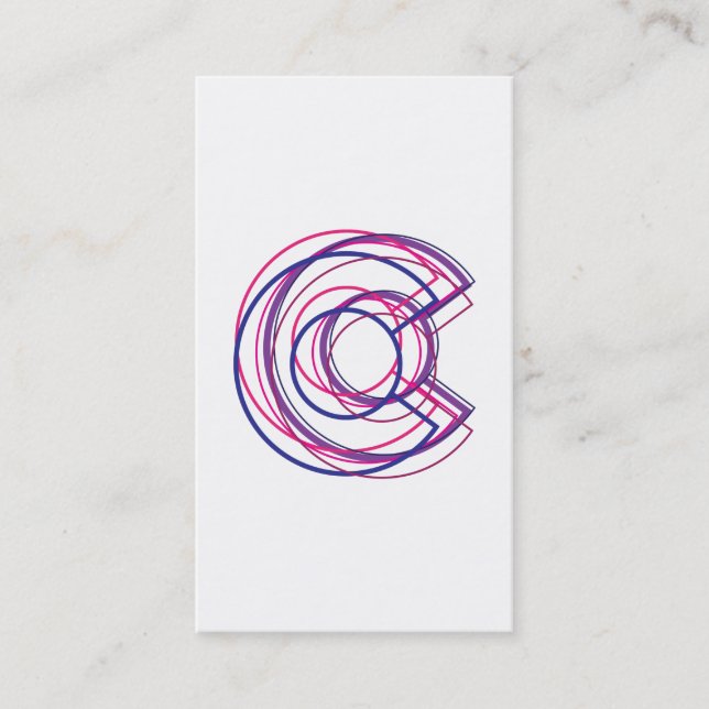 Cartão De Visita colorado biC (Frente)