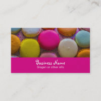 Colorida Macarons, deserto assado