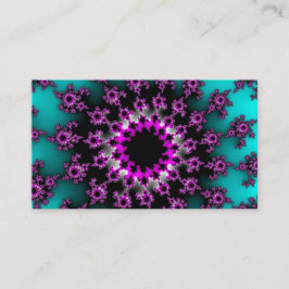 Cartão De Visita Colorir Olho Negro e Teal