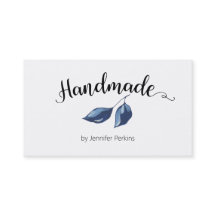 Cartão de visita com Aquarela Minimalista