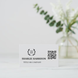 Cartão de Visita com Código QR
